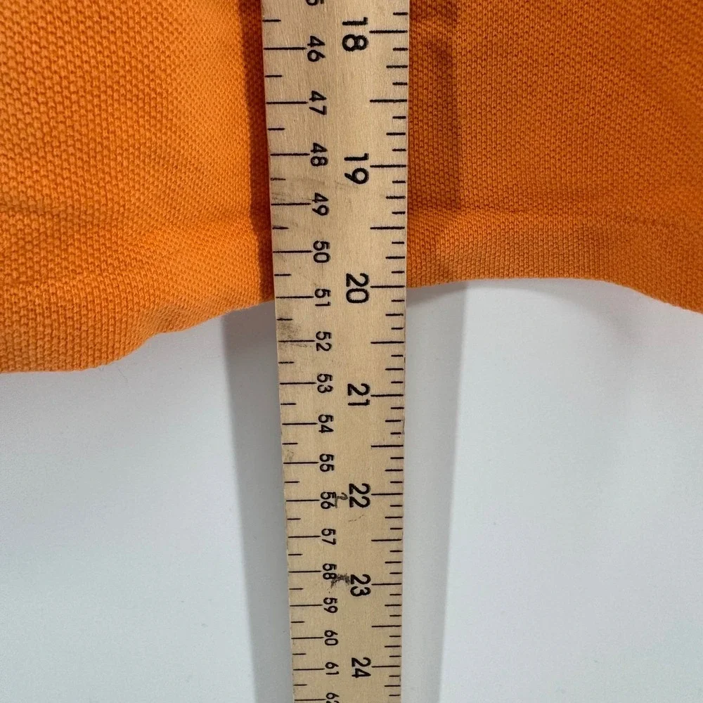 Polo Ralph Lauren Kids Medium 10 -12 Orange Short Sleeve Shirt Embroidered‎ Pony